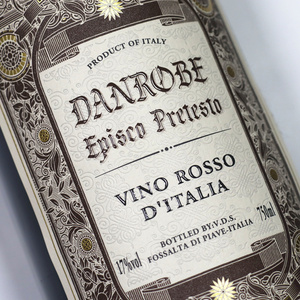 Tùy chỉnh sang trọng <span class=keywords><strong>Matte</strong></span> đen dập nóng lá UV in 3D dập nổi bằng văn bản nhãn vàng dập nổi chai rượu vang sticker cho bia - Product Image 3