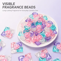 30 pièces/boîte – Capsules de lessive 5-en-1 OEM à dissolution rapide, gels de lessive écologiques et parfum longue durée