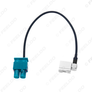 Adaptateur d'antenne autoradio FAKRA-Z double mâle vers FAKRA-B simple femelle - Product Image 1