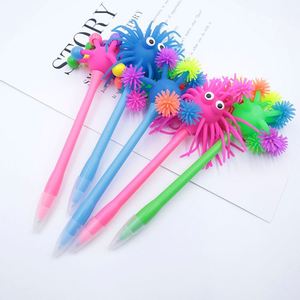 Creative Stationery Decompression Hairball Handwritten Plastic <b>Ballpoint</b> <b>Pen</b> Cute Super Cute Monster <b>Ballpoint</b> <b>Pen</b> - Product Image 6