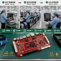 Layanan Manufaktur PCB (Printed Circuit Board) dan PCBA yang Dicetak Sesuai Pesanan - Material Rogers, Finishing Permukaan ENIG, Perisai RF/EMI, ODM & OEM