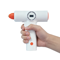 Pistolet à colle chaude sans fil avec batterie rechargeable intégrée, pistolet à colle chaude sans fil pour le bricolage en plastique