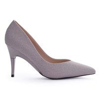 Nouveau Design 2025 femmes sans lacet talons hauts petit talon chaussures pliable Stretch femme chaussures pliable Convertible talon