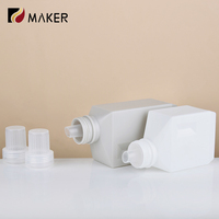 Distributeur de détergent à lessive vide 400ml 800ml 1000ml 1l Pe en plastique propre adoucissant pour vêtements savon liquide recharge bouteille de remplacement