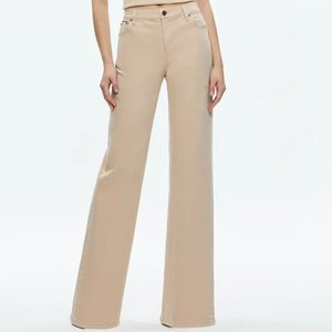 100% coton haute qualité jambe large femmes <span class=keywords><strong>Beige</strong></span> <span class=keywords><strong>pantalon</strong></span> <span class=keywords><strong>pantalon</strong></span> décontracté mode Long bureau <span class=keywords><strong>pantalon</strong></span> pour les femmes - Product Image 6