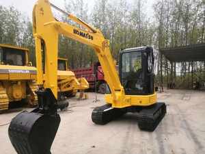 Pelle d'occasion Mini Komatsu PC56 PC55 Haute qualité du Japon 5,6 tonnes Petite pelle d'occasion durable komatsu PC56 - Product Image 3