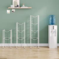 Support de rangement pour bouteilles d'eau DS3674 à 5 niveaux, double, robuste, pour 6 bouteilles de 5 gallons, support pour distributeur d'eau