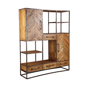 Buffet en bois contemporain, meuble de rangement moderne pour la décoration de la maison et l'organisation intérieure - Product Image 1