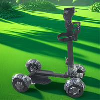 2025 siège unique chariot de golf électrique 4 roues batterie au lithium motorisé mobilité Scooter Mini chariot de golf Caddy pour adultes