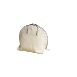 Bolsa de maquillaje de algodón Cotton Way, redonda, de gran capacidad, para guardar artículos de aseo para viajes. - Product Image 1