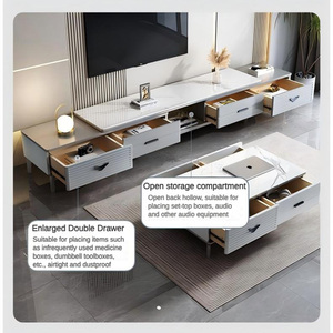 <span class=keywords><strong>Ensemble</strong></span> Table Basse et <span class=keywords><strong>Meuble</strong></span> <span class=keywords><strong>TV</strong></span> Moderne de Luxe Léger, Haut de Gamme, Extensible, Prix Usine, Vente en Gros - Product Image 4