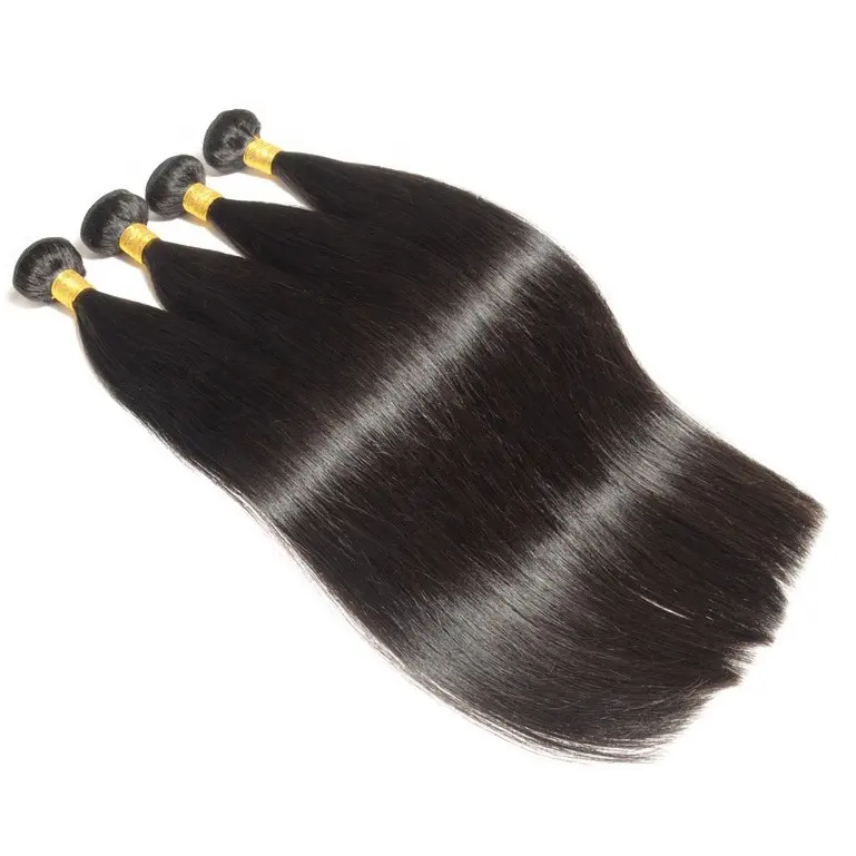 Пучок волос поставщиков 100% Необработанные девственные бразильские волосы пучок натуральный цвет шелковистые прямые кутикулы выровненные человеческие волосы для наращивания