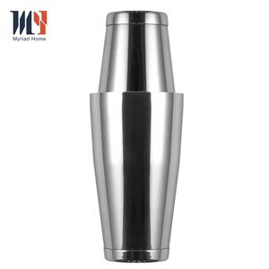 <span class=keywords><strong>Shaker</strong></span> à cocktails Boston lesté en acier inoxydable <span class=keywords><strong>Koriko</strong></span> 28oz / 18oz, outils de bar populaires, argent - Product Image 3