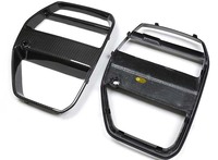 Grille d'admission d'air avant en fibre de carbone sèche de style V, tendance et de qualité supérieure, pour BMW G8X M3 M4 G80 G82 2021+