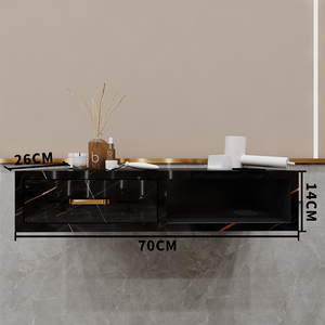 Meilleure Vente : Miroir Carré Rectangulaire en Cuir pour Salon <span class=keywords><strong>de</strong></span> Coiffure, Meuble Haut <span class=keywords><strong>de</strong></span> Gamme pour Permanente et Coloration avec Éclairage LED et Armoire à Outils - Product Image 6