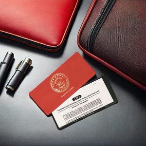 Porta <span class=keywords><strong>biglietti</strong></span> <span class=keywords><strong>da</strong></span> visita con Logo personalizzato trasparente in PVC vinile <span class=keywords><strong>da</strong></span> viaggio in plastica a buon mercato con lato stretto aperto e porta carte assicurative - Product Image 6