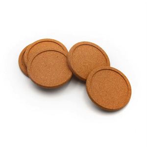 Sous-verres ronds vierges en sublimation promotionnels en gros avec dos en liège - Product Image 3
