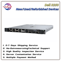Server Rak Dell PowerEdge R350 1U Intel Xeon E 2300 DDR4 128GB Maksimal Terjangkau Prosesor Tunggal untuk Beban Kerja Bisnis Kecil