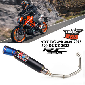 Escape para modificación de motocicleta para KTM 250 <span class=keywords><strong>390</strong></span> ADV RC <span class=keywords><strong>390</strong></span> 2020-<span class=keywords><strong>2023</strong></span> <span class=keywords><strong>DUKE</strong></span> <span class=keywords><strong>390</strong></span> <span class=keywords><strong>2023</strong></span> silenciador de escape de motocicleta tubo medio - Product Image 1