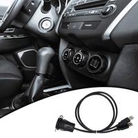 Chargeur rapide DAMAVO, panneau USB personnalisé à haute élasticité, rallonges universelles, fonction stéréo, double USB 12V/24V pour voiture