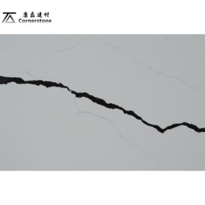 Cornerstone giá nóng Trắng calacatta rắn bề mặt tấm đá cho nhà bếp hàng đầu - Product Image 4