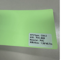 Support photoluminescent en PVC imprimable haute luminosité, autocollant imperméable qui brille dans le noir pour la sécurité maritime IMO