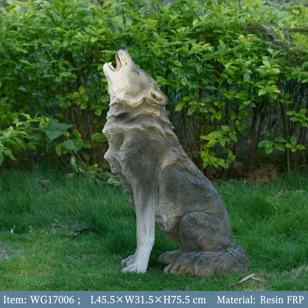 CSSMQ-009| 45,5x31,5x75,5cm Loup assis