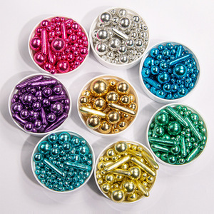 Vente flash : Perles de sucre colorées comestibles 1 kg 5 kg, décorations pour gâteaux, outils de décoration de pâtisserie, ingrédients pour la décoration de pâtisserie - Product Image 4