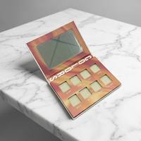 Palette de maquillage magnétique en papier de luxe personnalisée avec logo, étui vide pour fards à paupières avec miroir, marque privée