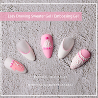 HONEY GIRL Private Label 12 couleurs Nail Art Magic 3D Effect UV Gel Polish Micro Carving Nail Gel