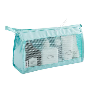 Bolsa de Maquillaje de Malla para Viaje al por Mayor con Cremallera, Organizador Portátil de Artículos de Aseo para Niñas - Product Image 1