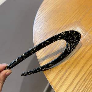 Elegante Horquilla Vintage para Mujer, con Doble Punta y Cristales, de Acetato, para Decoración del Cabello - Product Image 2