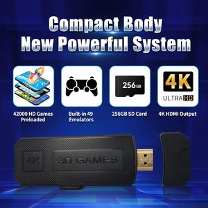 Gwalsnth 42000 Mini Không Dây Retro Trò Chơi Giao Diện Điều Khiển 49 Giả Lập 256GB Thẻ SD Hai 2.4Ghz EU/Nhật Bản Cắm Sử Dụng - Product Image 3