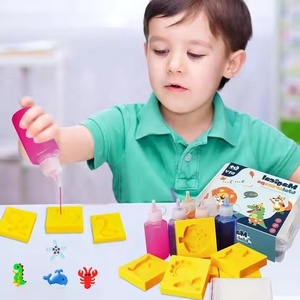 Ensemble de 32 pièces de gels magiques 3D, perles d'eau aux fruits, kit de fabrication d'elfes d'eau magiques avec moule d'animaux marins, jouet - Product Image 4