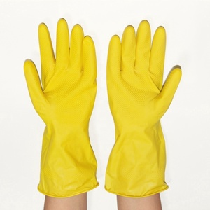 Suncend Safety Custom ized Frau Lange Super Latex Hitze beständige Geschirrs pülung Haushalts sicherheits handschuhe - Product Image 2