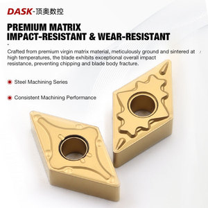 DNMG150604 Insert de tournage en carbure de tungstène pour tour indexable en acier inoxydable MA/<span class=keywords><strong>MS</strong></span>/EM/HQ Inserts à rainure Outils de coupe CNC - Product Image 2