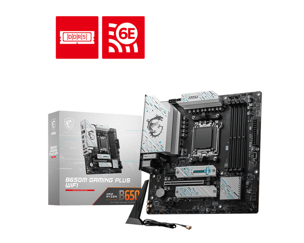 MSI B650M GAMING PLUS WIFI CPU 7500F/7950X/7800X3D (AMD B650