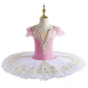 ชุดกระโปรงบัลเล่ต์สีดำสำหรับเด็กผู้หญิงชุดการแสดงแบบมืออาชีพชุดกระโปรงบัลเล่ต์ - Product Image 3