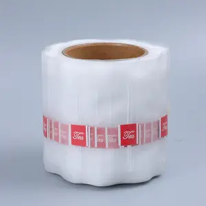 Vente en gros Rouleau d'emballage vide avec filtre pour sachet de thé en maille de nylon PLA avec ficelle et sac