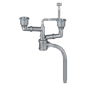 Oushunnuo Fornisce Moderno <span class=keywords><strong>Sifone</strong></span> di Scarico per Lavello da Cucina <span class=keywords><strong>Salvaspazio</strong></span>, Antiparassitario e Antiodore - Product Image 1