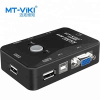 MT-VIKI MT-201UK-CH Commutateur KVM USB VGA 2 ports 2 entrées 1 sortie 1920*1440, fabriqué au Guangdong, moule privé