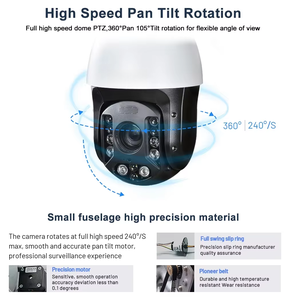 5MP 33X 8 Inch Double-layer <strong>Face</strong> <strong>Recognition</strong> AI <strong>IP</strong> <strong>Camera</strong> Infrared Distance 400m 120dB WDR Support People Counting - Product Image 2