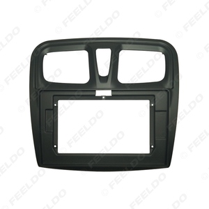Kit d'adaptateur de cadre de panneau de tableau de bord avec grand écran 9 "/10.1" pour Renault Sandero(13-19)/Logan(13-19)/Symbole (1) - Product Image 1
