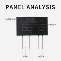 KANE PCB Solid State Relay Slim Relay SSR Non-kontak DC ke AC DC ke DC KSSR-41FDA SSR-41FDD Relay Relai DIN 6A