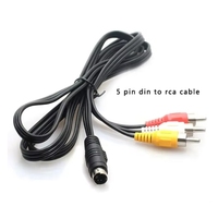 Wavelink Mini-DIN-Stecker (5-Pin, 6-Pin, 7-Pin, 8-Pin, 9-Pin) auf USB 6 RCA MIDI Stromverlängerungskabel für Computer