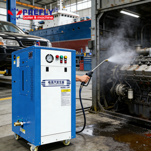 Nettoyeur Vapeur Électrique 220V à Pression 50kg/h, Vapeur Réglable pour Dégraissage Moteur de Voiture, Béton et Nettoyage Industriel - Product Image 1