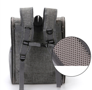 Sıcak Fırsat Taşınabilir Köpek Kedi Evcil Hayvan Taşıyıcısı Nefes Alabilen Oxford Kumaş Ayarlanabilir Büyük Katlanabilir Seyahat Sırt Çantası Kafesi - Product Image 2