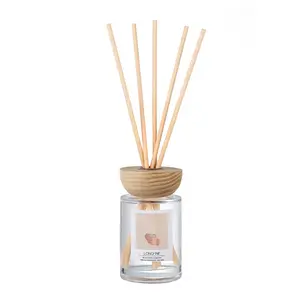 Wholesale Private Label Gift Box Home Decor Essential Oil Perfume Luxury Wood Sticks Scented Reed Diffuser