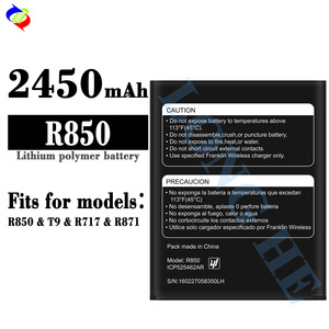 Batterie Li-ion rechargeable R850 de qualité originale, 2450mAh, <span class=keywords><strong>pour</strong></span> Franklin Wireless R850 T9 R717 R871 - Product Image 2