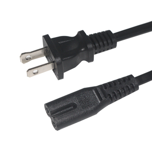 Cable de Alimentación de CA para Computadora con Extensión de 1 m, Nispt-2, Cable de Núcleo de 18 AWG, Enchufe Estadounidense de 2 Pines a IEC C7 Figura 8 - Product Image 2